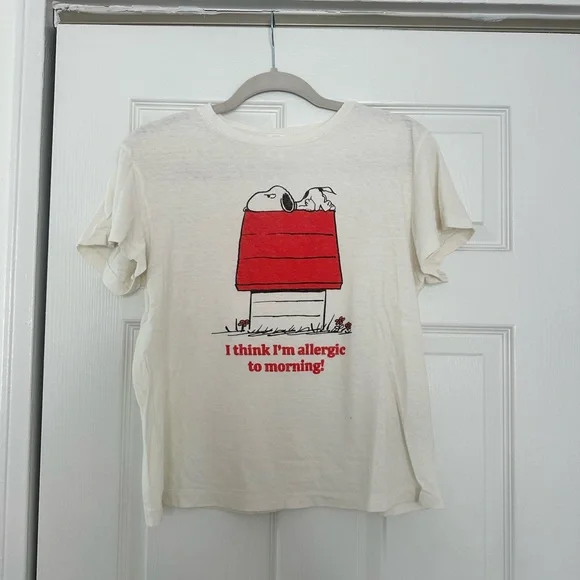 Never Worn Redone Snoopy Tee - Picture 2 of 5
